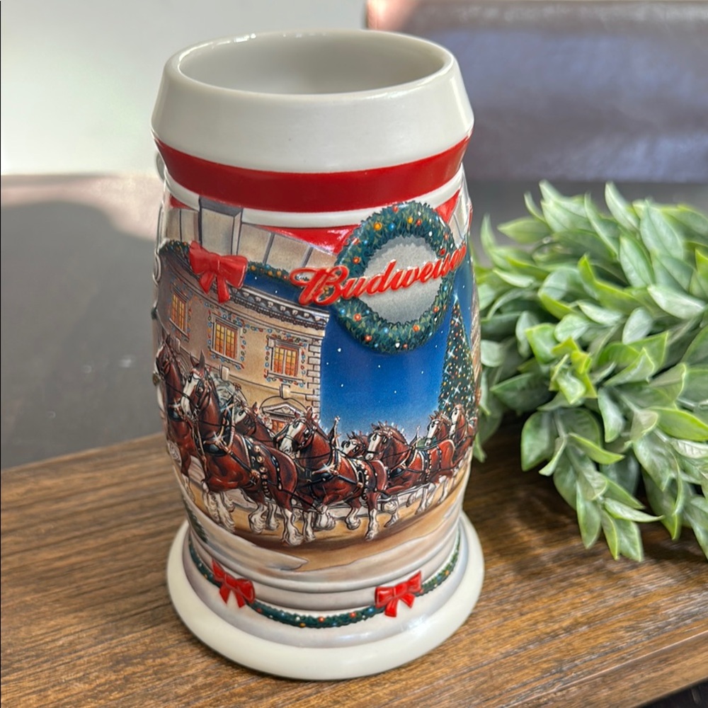 Budweiser Clydesdale Stein 2001 Holiday on Capital Hill